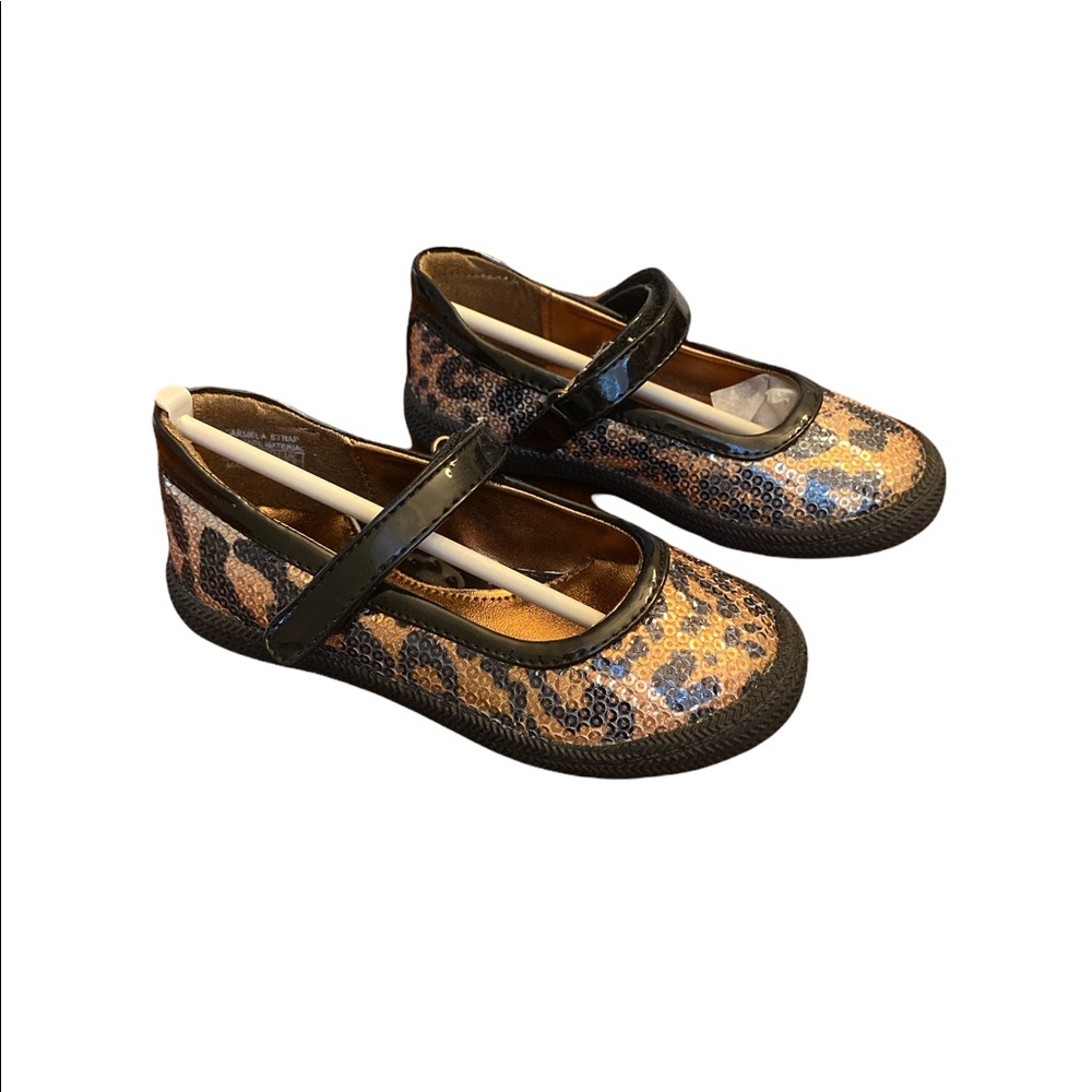 Enzo Carmela strap cheetah shoes toddler size 7